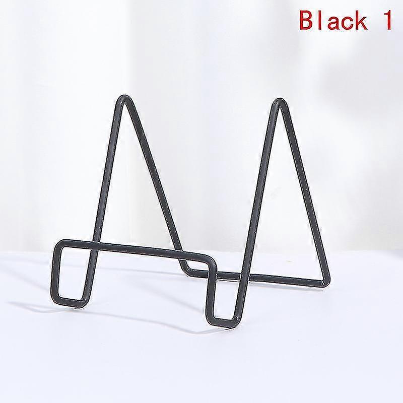 Iron Art Display Stand Dish Rack Plate Bowl Picture Frame Book Holder Home Decor