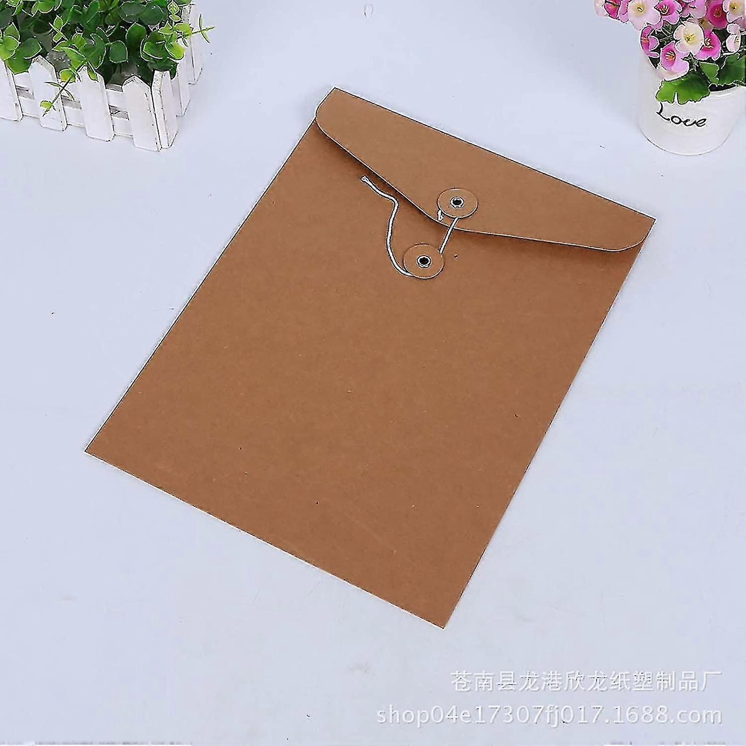 Kraft String File Folder Filing Envelope Project File Jacket Document ...