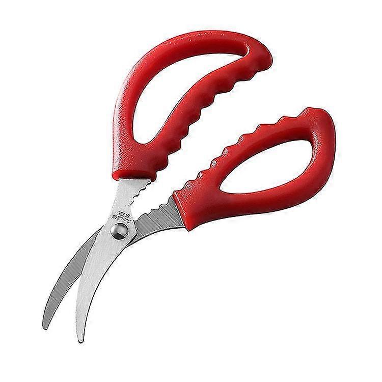 Kitchen Seafood Scissors, Multifunctional Stainless Steel Scissors