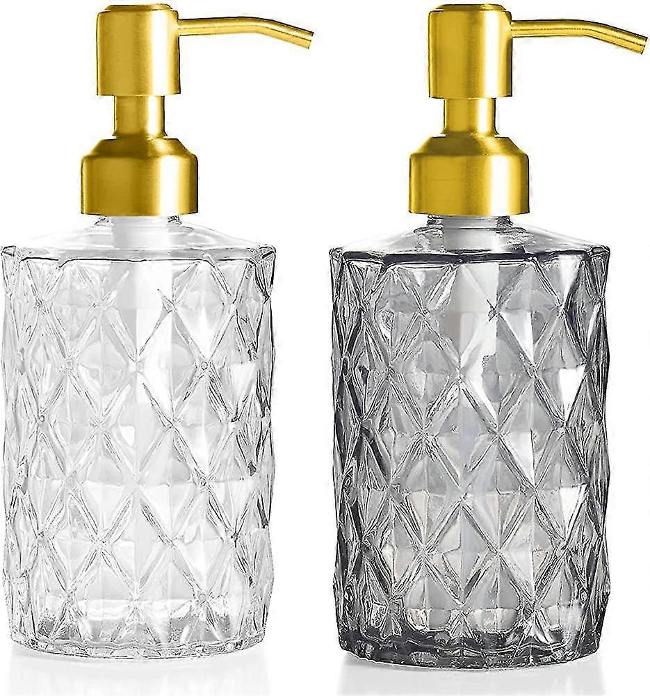 Liquid Glass Soap Dispenser With Capacity