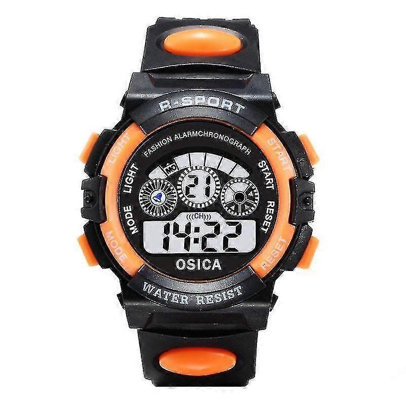 Children's Electronic Watches Color Luminous Dial Life Waterproof Multi-function Luminous Alarm Clocks Watch