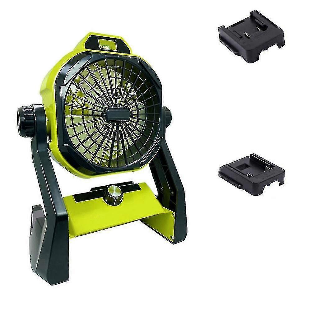 Exquisite Exquisite For For 18v -ion Battery With Adapte Work Fan With Led Light Portable Cordless