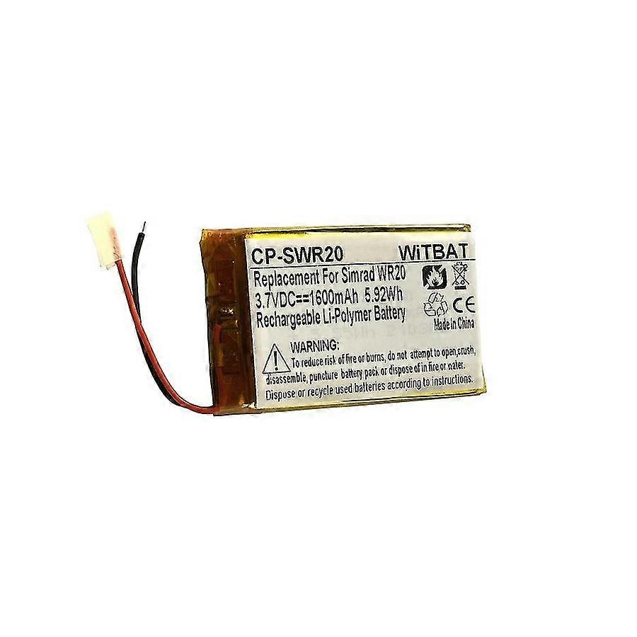 Convient pour la batterie de télécommande Simrad Wr20