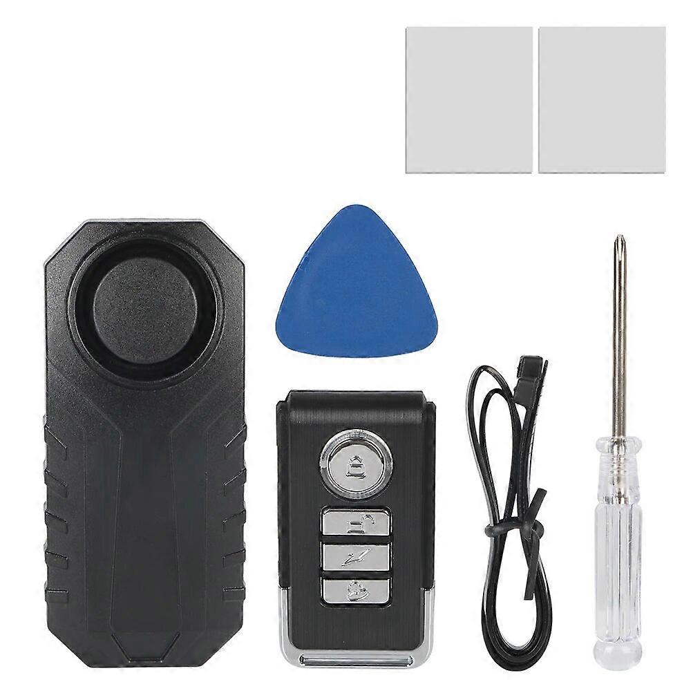 Waterproof Warning Alarm Sensor Motorcycle Electric Bicycle Security Bicycle Vibration Anti-Theft 113dB Wireless Remote Control