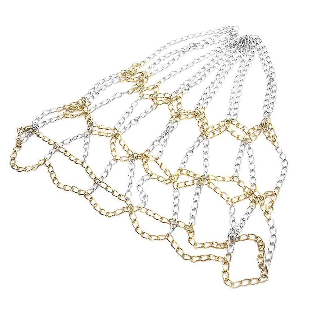 Utendørs Basketballer Chain Basketball Net Standard Baskketball Hoop Net Basketball Hoop Chain Innendørs Basketball Net