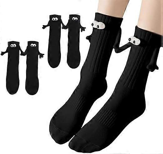 2 Pairs Magnetic Holding Hands Socks Funny Gifts For Couples