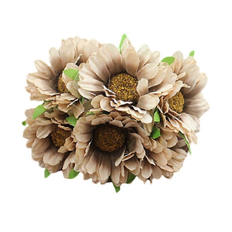 Artificial Flower Odorless Wreath Making Tool Cloth Artificial Chrysanthemum for Photo Props JIKAIX