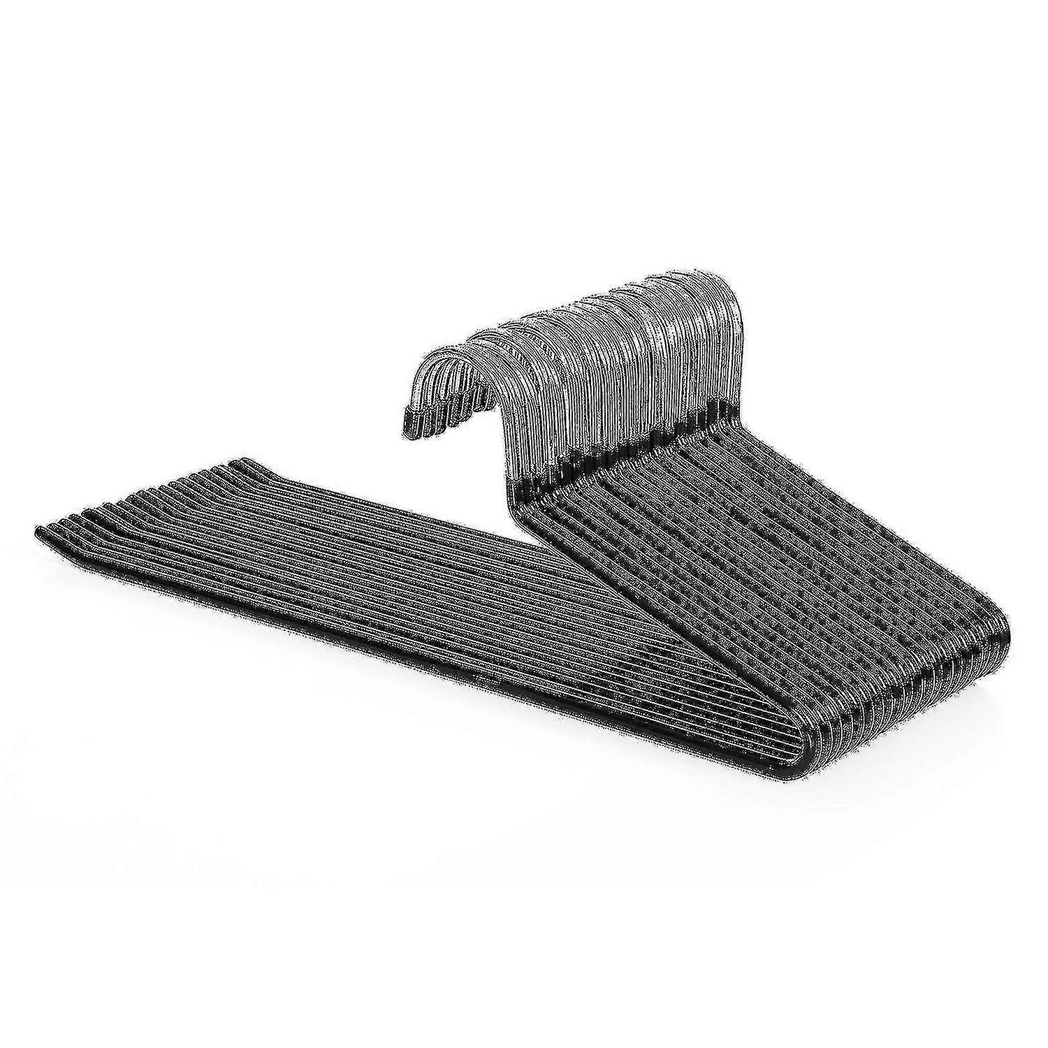20 Packs Open Ended Pant Trousers Hanger Jeans Trouser Easy Slide Organiser Metal Hangers