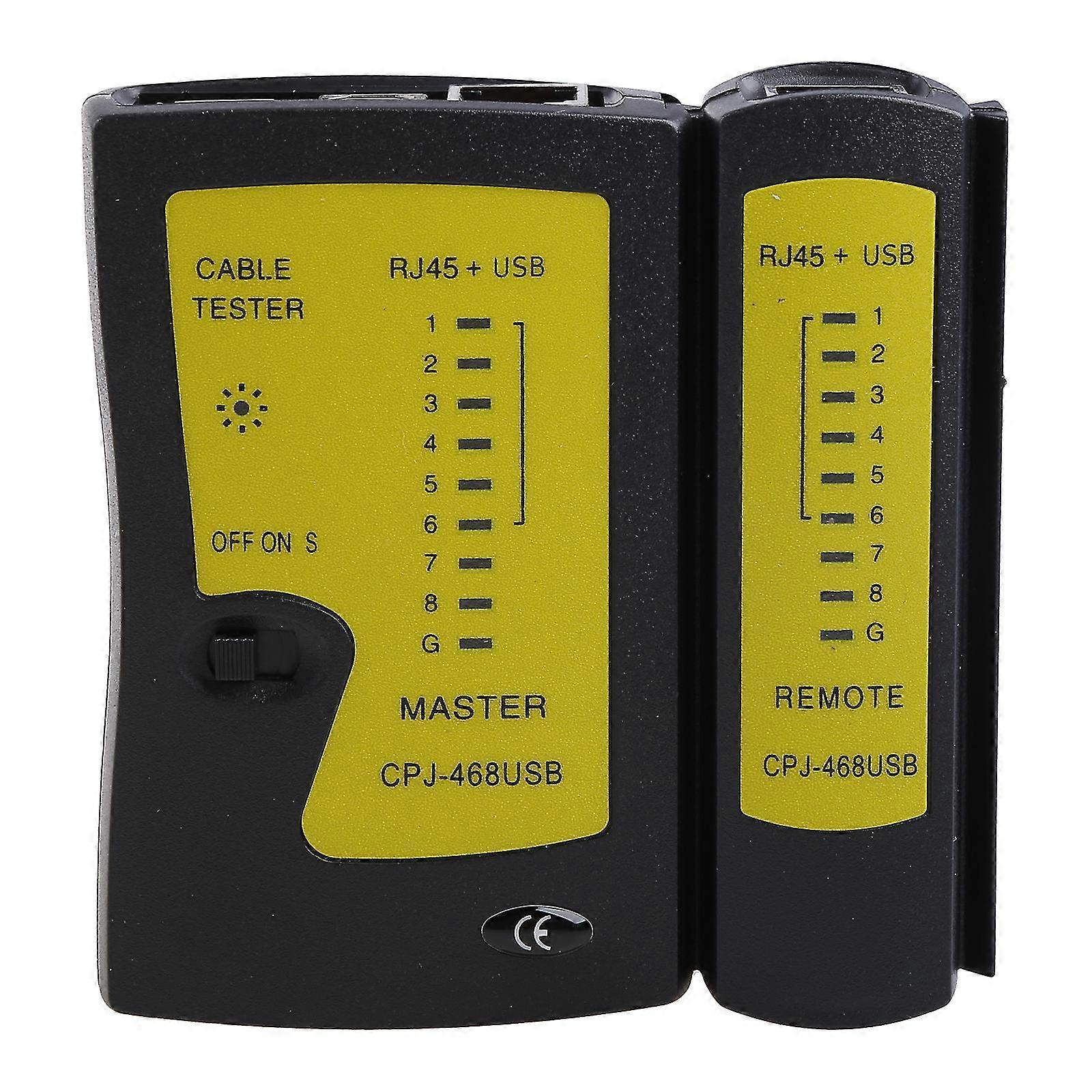 Network Cable Tester Rj45 Usb Cat5 Lan Ethernet Line Tester Multi-functional