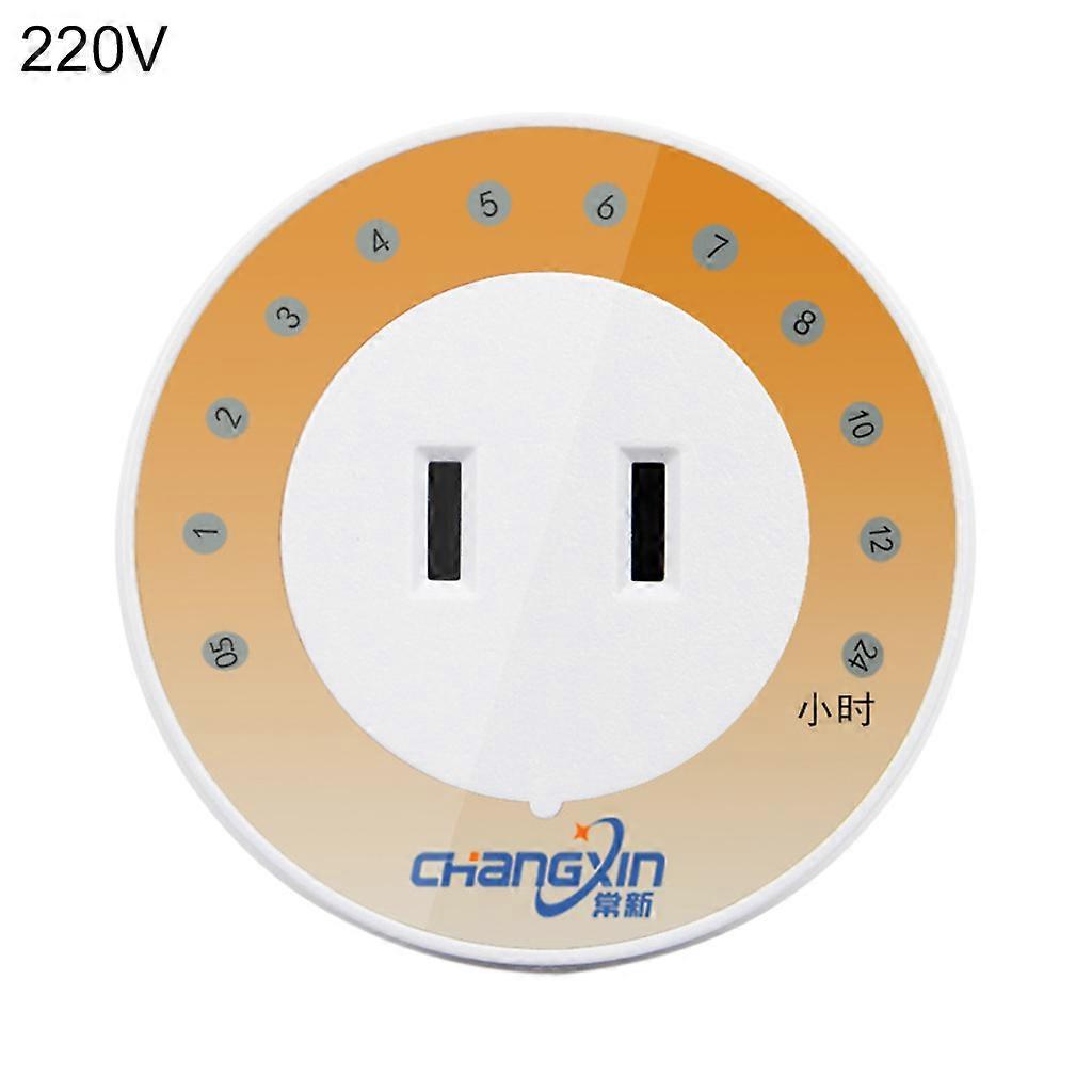 Mini Round Shape Timer Countdown Time Switch Socket Timer US Plug 110V-220V