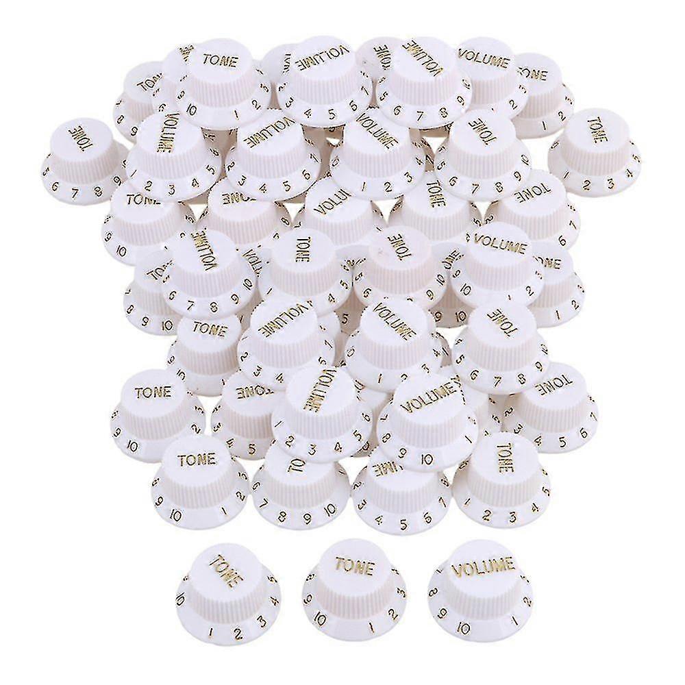 50pcs Pkg3 Volume T Speed Knobs For Electric Guitar