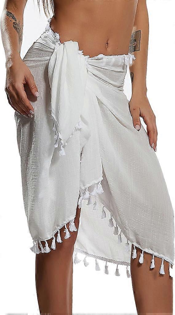 Women's semi-sheer swimsuit smock