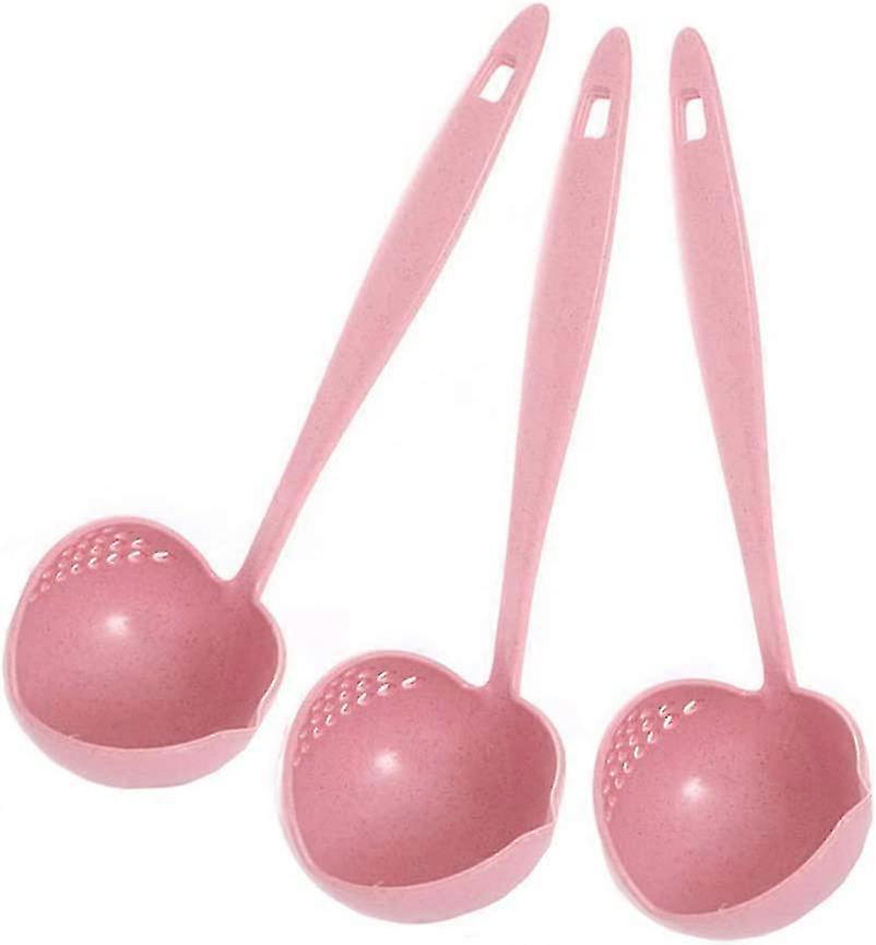 3 Pcs Kitchen Colander Pink