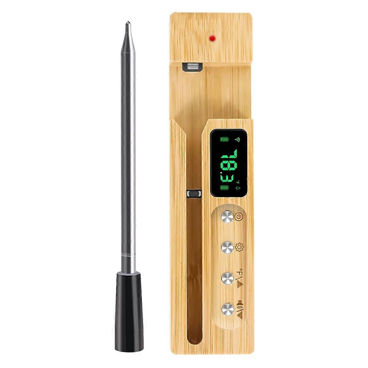 Wireless Meat Thermometer, Food Thermometer with Wireless Probe,Range Meat Thermometer Digital Wireless