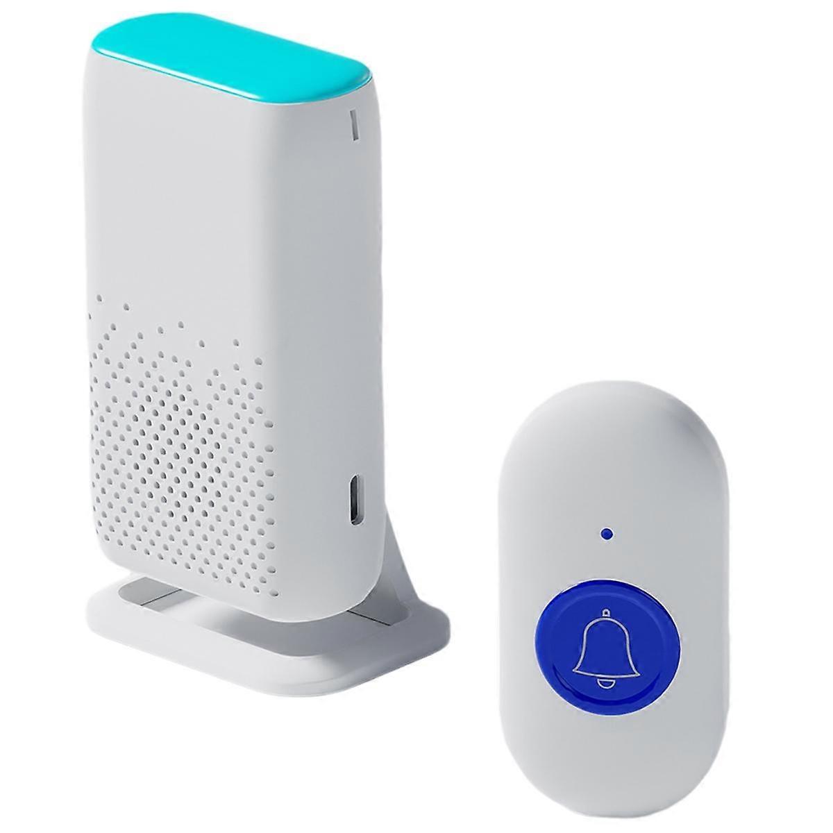 New D320 Flash Vibration Wireless Doorbell Smart Elderly Pager Waterproof Wireless Emergency Pager Nurse Alert System B