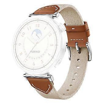 18MM läderrem i nylon för Huawei Watch GT 5 Pro 42m GT 5 41mm GT 4 41mm GT 3 42mm Damkomposit