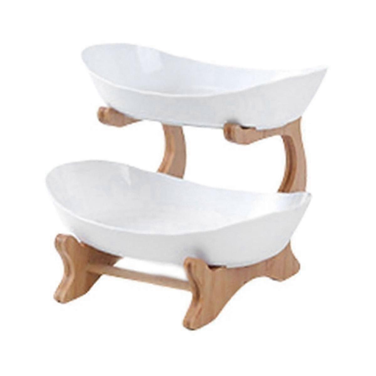 Fruit Tray Racks Table Plates Dinnerware Kitchen Fruit Bowl Partitioned Candy Cake Trays Tableware