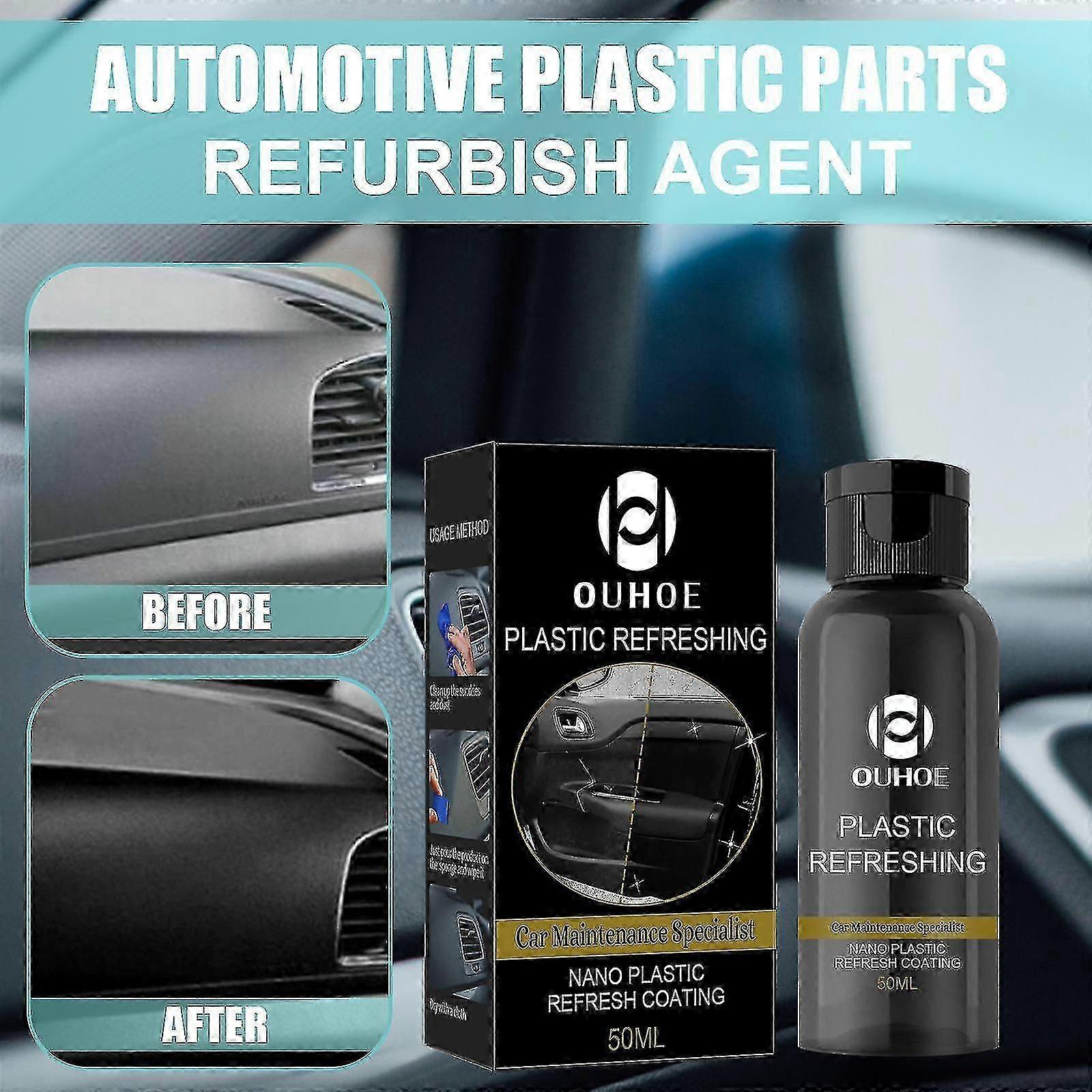 OUHOE自動車プラスチックリノベーションエージェントダッシュボードパネルインテリア防塵グレージングプラスチックホワイトニングメンテナンスR