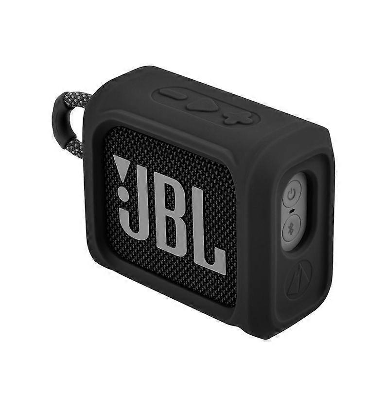 Suitable for JBL GO3 speaker portable silicone protective case with strap fixation