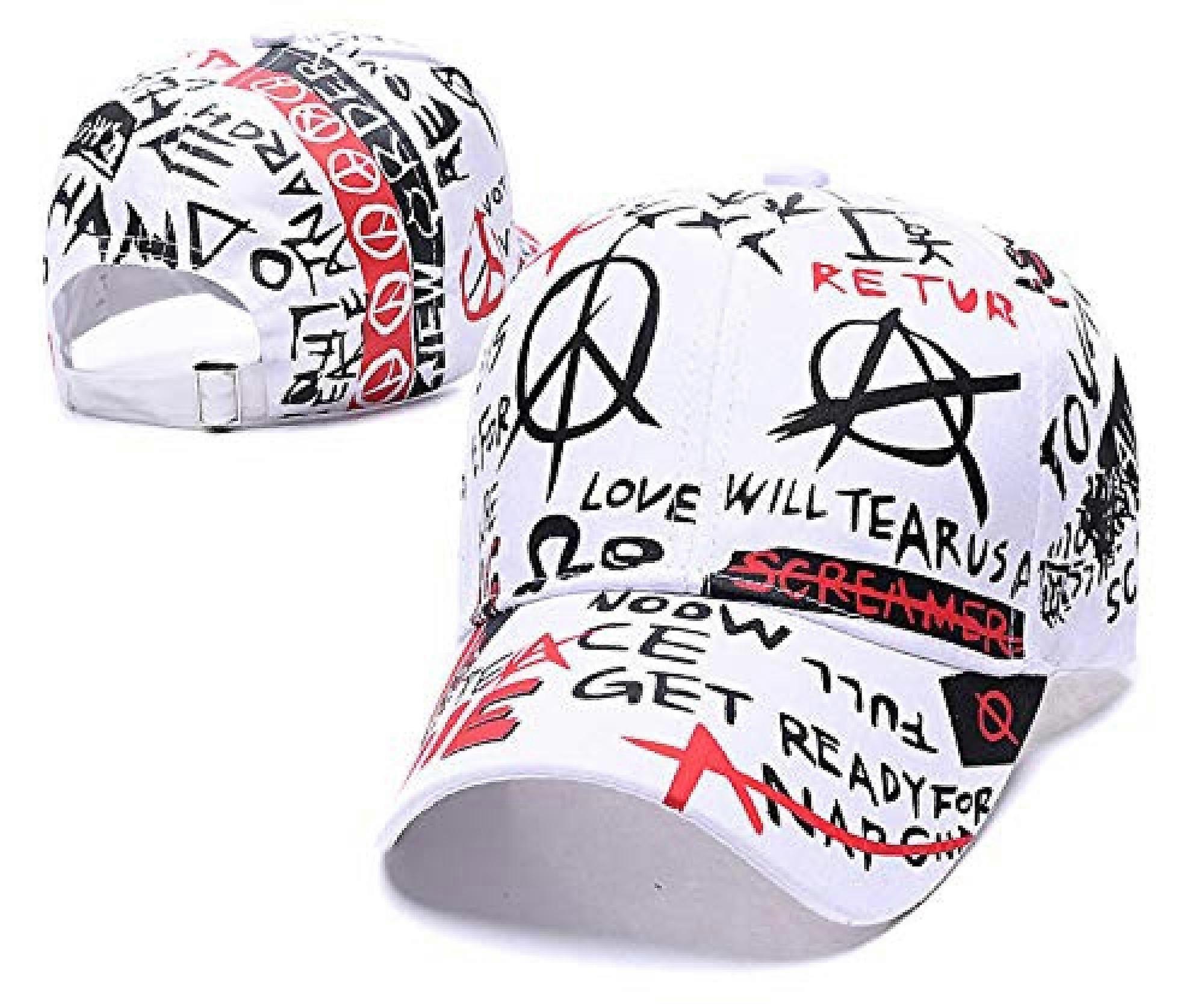 AVEKI Graffiti Hat Adjustable Doodle Baseball Hat for Men Women