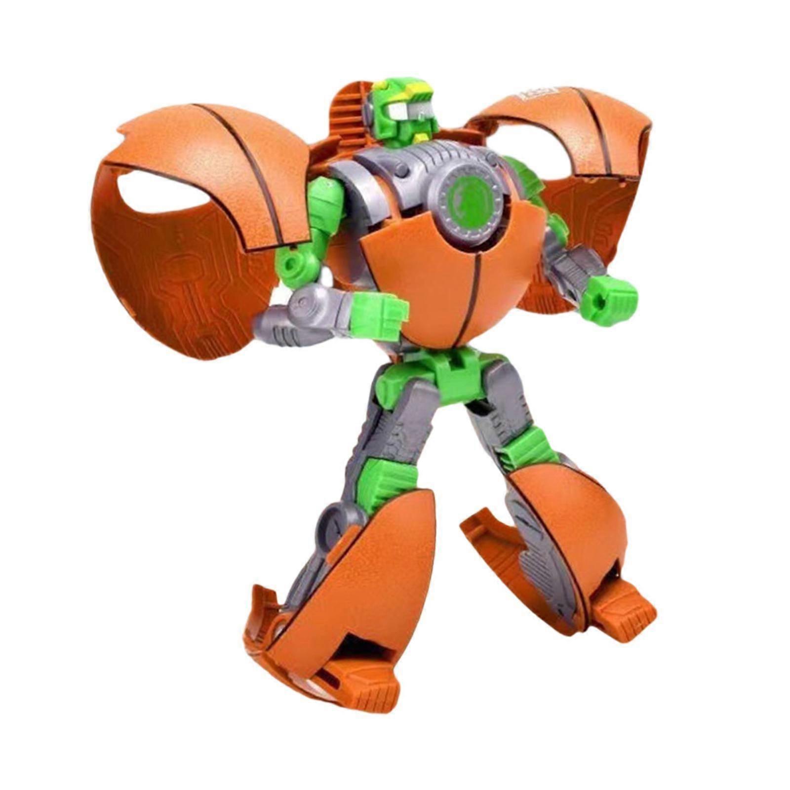 Transforming Robot Toy Action Figures for Boys 3 4 5 Year Old Party Supplies basketball