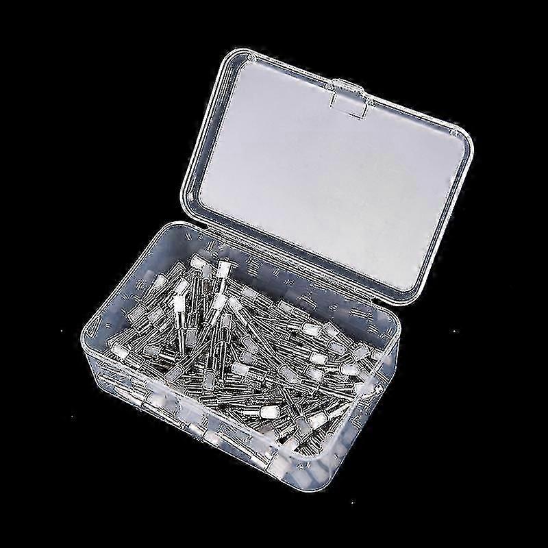 100pcs Dental Polisher Nylon Latch Flat Brushes Polishing Prophy Brush