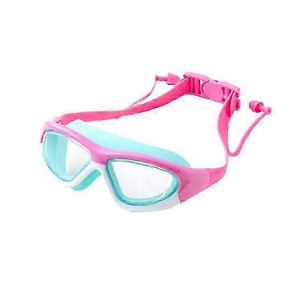 Barn simglas öronpropp Vattentät Anti Fog barn Pool Glasögon Simma glasögon