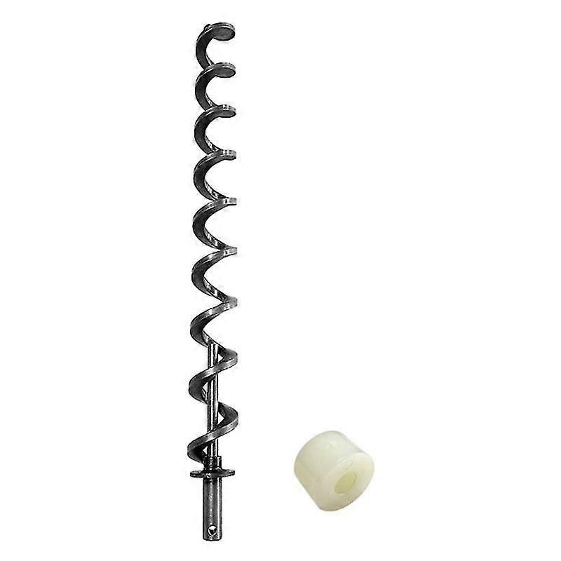 Vis d’alimentation en fer de 43 cm avec douille pour l’alimentation du four à granulés de bois extérieur Allumeur court Auger Sc