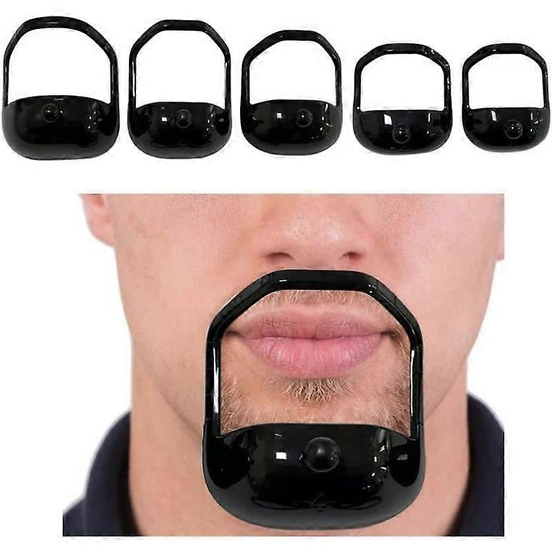 Shaving Templates5 Pack Men's Shaving TemplatesGrooming Gift Kit for Any Beard Use with Trimmer