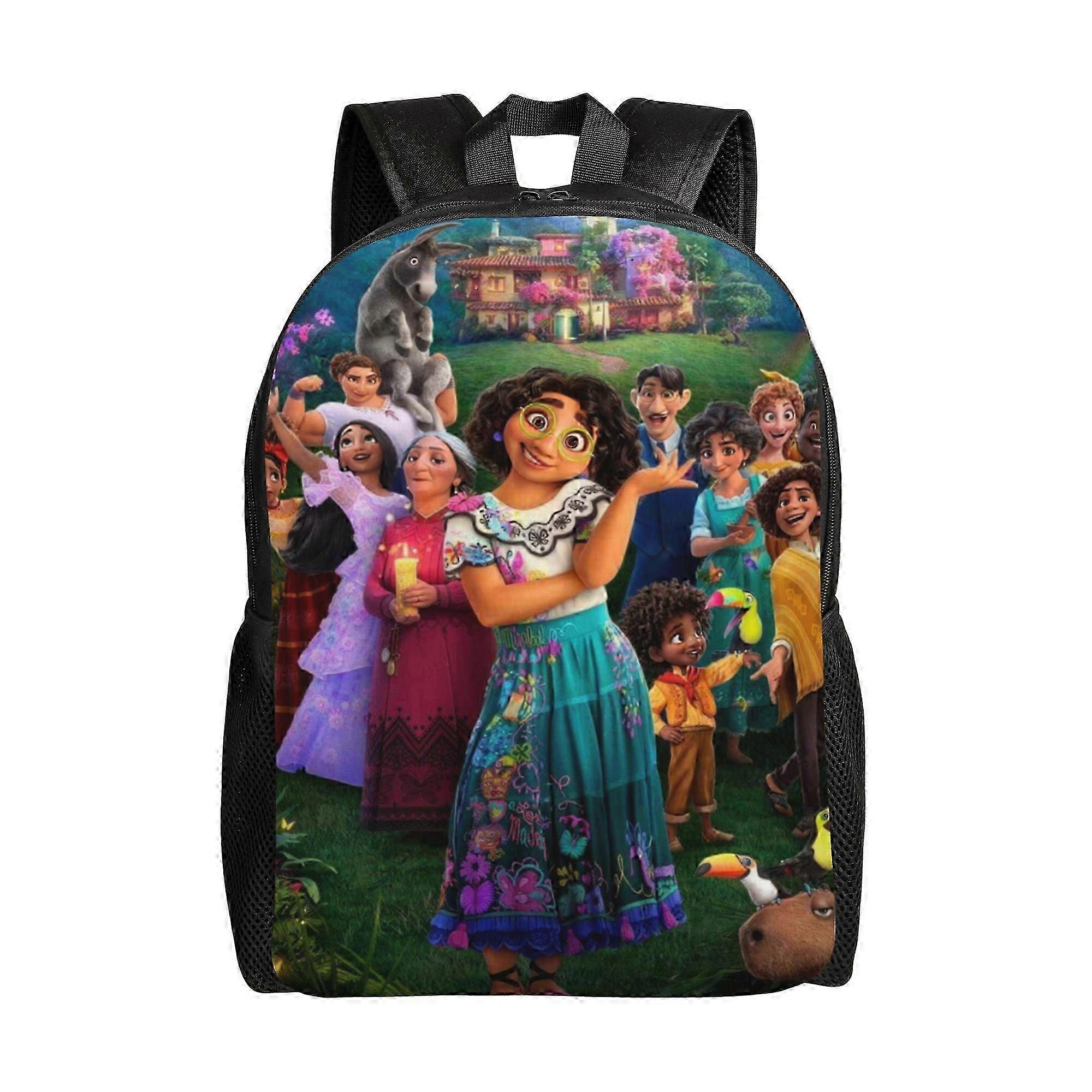 حقيبة ظهر N702 Encanto ، حقيبة ظهر كمبيوتر محمول للسفر أنيمي ، حقيبة نهارية غير رسمية لمدرسة الكلية oo702