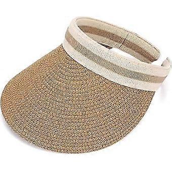 Women Large Brim Beach Straw Golf Sun Hat Summer Cap