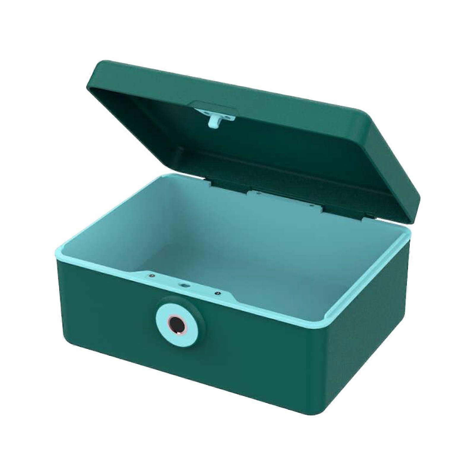 Jewelry Box Keepsake Gift Box with Fingerprint Lock Collection Box Trinket Box