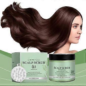 Scrubs Rose Mary Scalp Scrub Exfoliator Ravitseva hiustenhoito päänahan hierontalaitteilla Poistaa kertymät Edistää hiusten terveyttä 100g