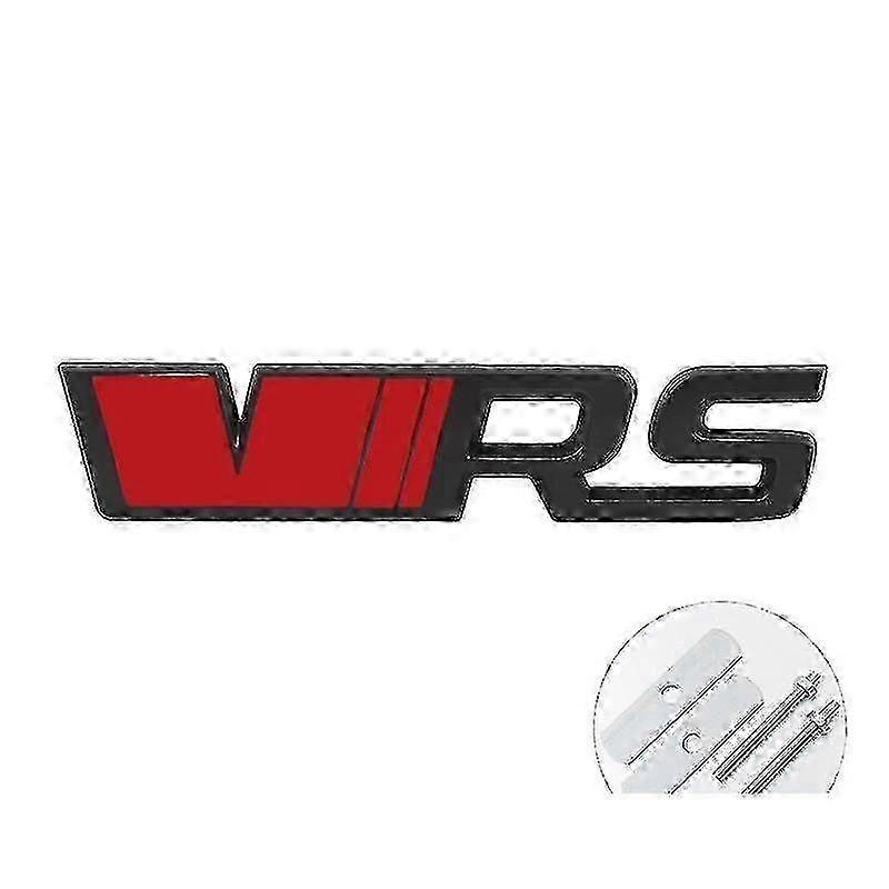 3d Metal Vrs Logo Car Front Grill Emblem Badge Trunk Stiker For Skoda Octavia 3 2 A5 A7 Mk3 Mk2 Kodi
