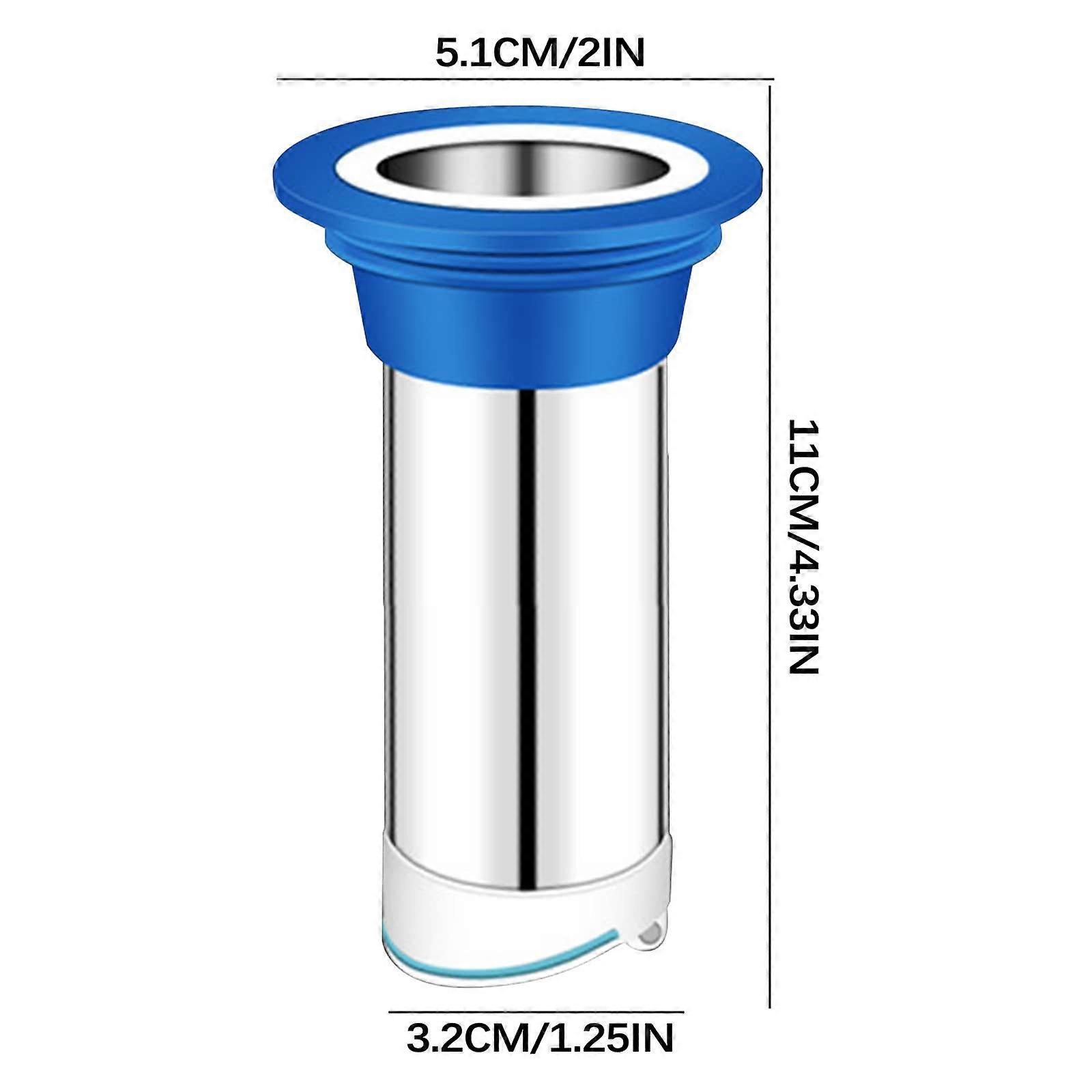 Extended Floor Drainss Core Stainless Steel Broken Extension Pipeavoid-odor Inner Core Toilet Drainss Universal Odor Blocker