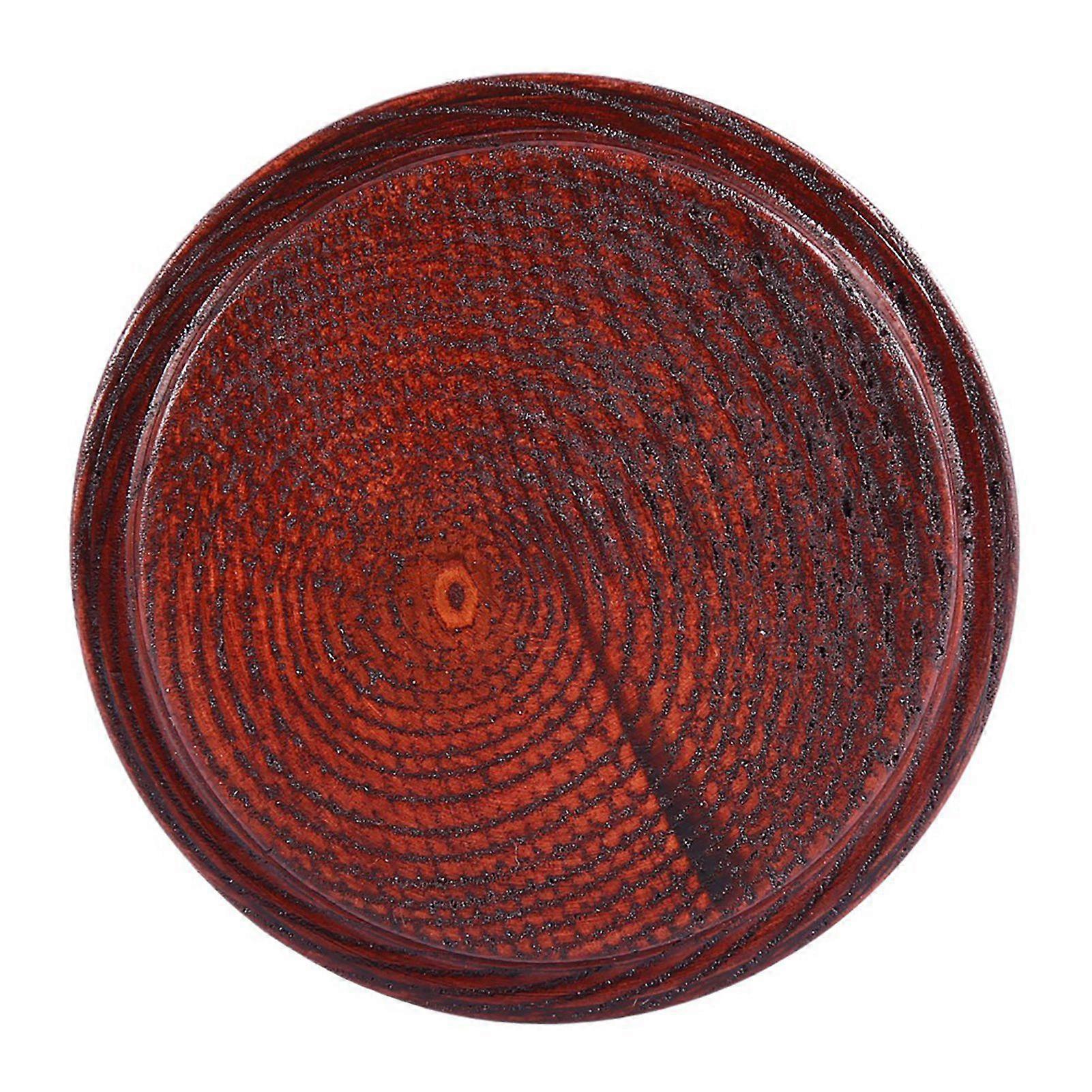 Wooden Shaving Soap Bowl Mug Natural Men's Tool Razor Cleansing Foam Round