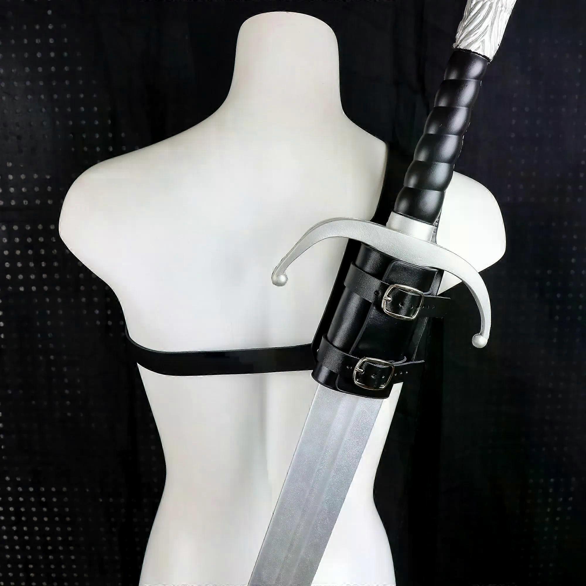 Rétro dos épée porte ceinture épaule fourreau GN Accessoire Couteau médiéval fourreau rapière cuir support Prop pour adulte
