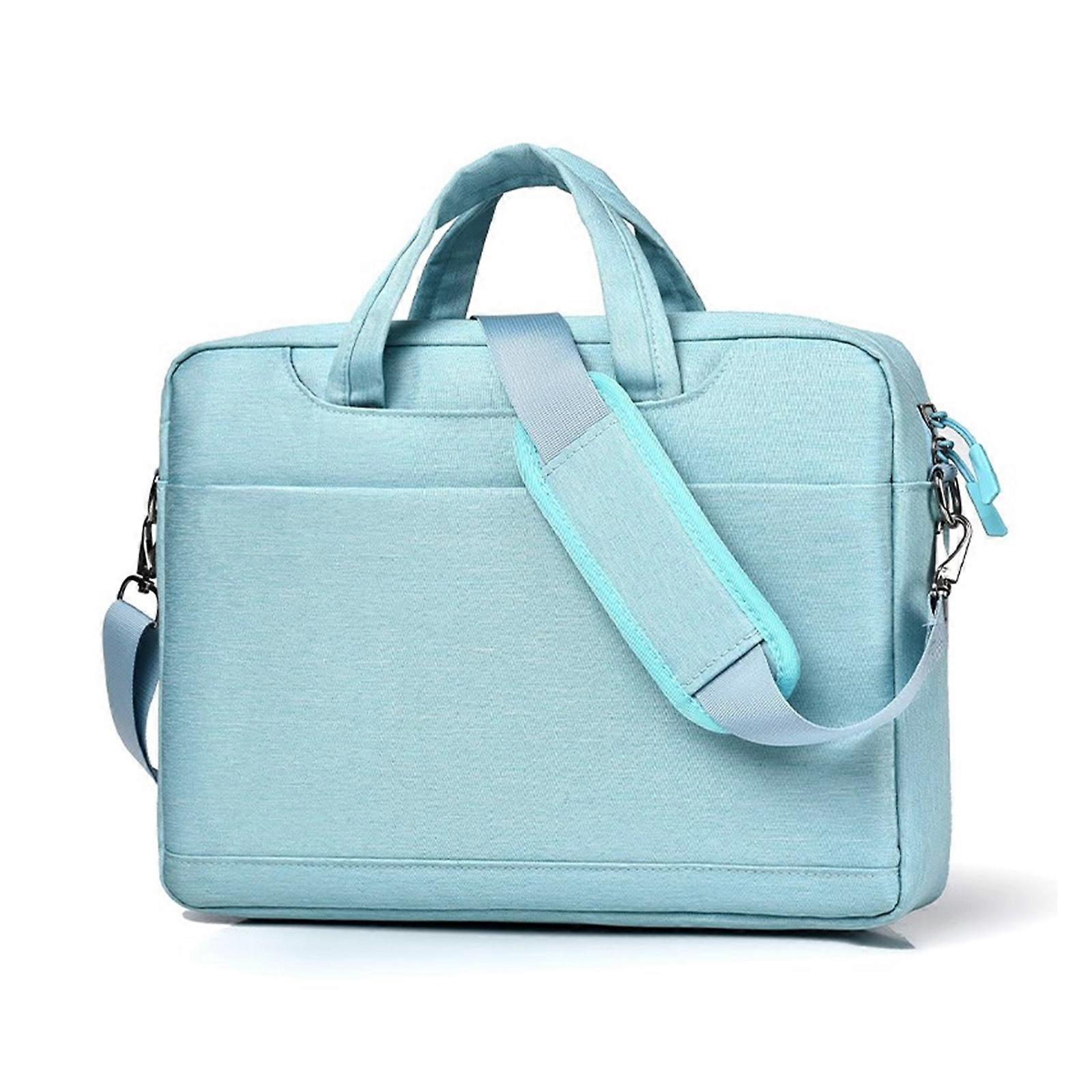 Capa Protetora para Laptop com Alça de Ombro para Notebook de 14 polegadas/15,6 polegadas, Espaçosa para Viagens e Deslocamentos Azul Céu de 14 polegadas