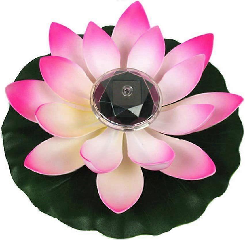 Lotus Light, Solar Floating Pond Decoration Lotus Flower LED Color Changing Flower Night Light Lamp