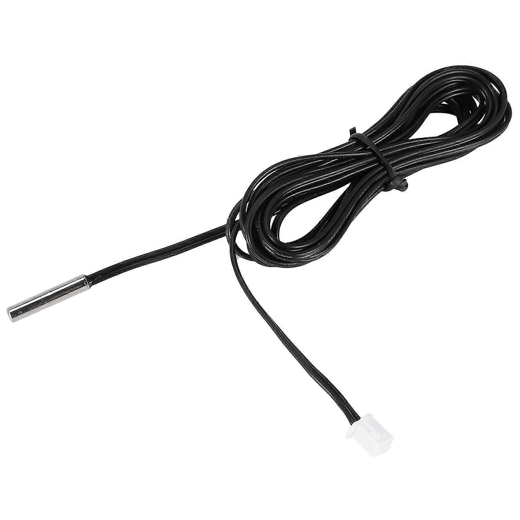 2 m NTC thermistor temperature sensor waterproof probe wire 10 K 1% 3950 black