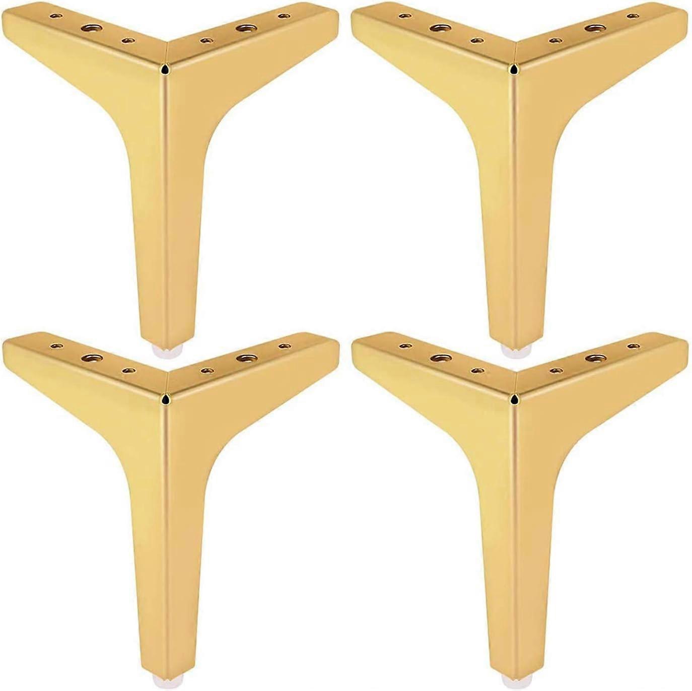 Widely Used For Diy Furniture, Set Of 4 High-Quality Iron Legs With Frosted Surface, For Cabinets Shelves Sofa Bed Ottoman Chair Table