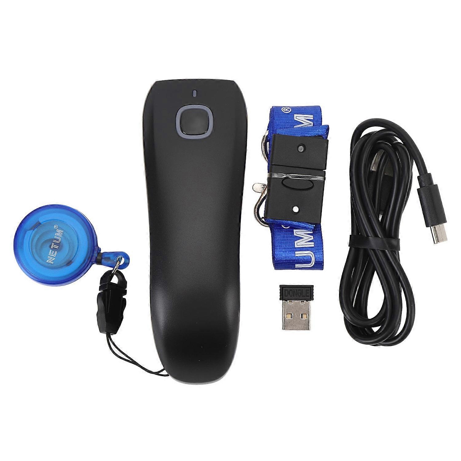 Small 1D 2D QR Barcode Scanner 2.4G Wireless BT USB Wired Connection Rechargeable Portable QR Code S