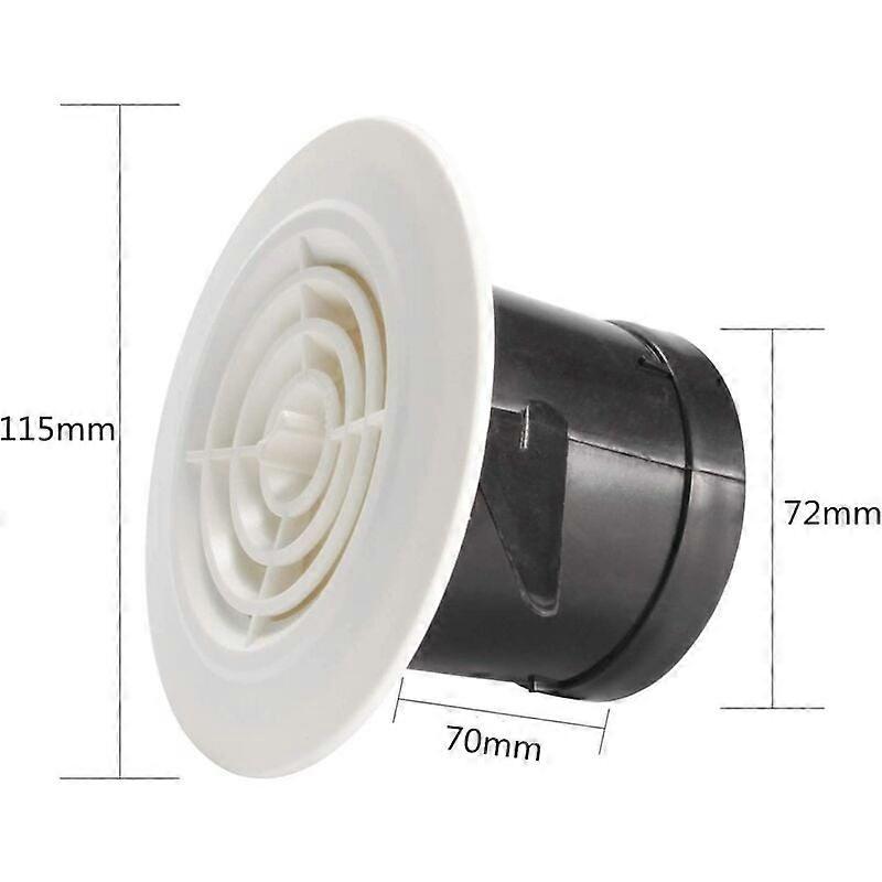 75mm Adjustable Ventilation Grille Round Air Vent