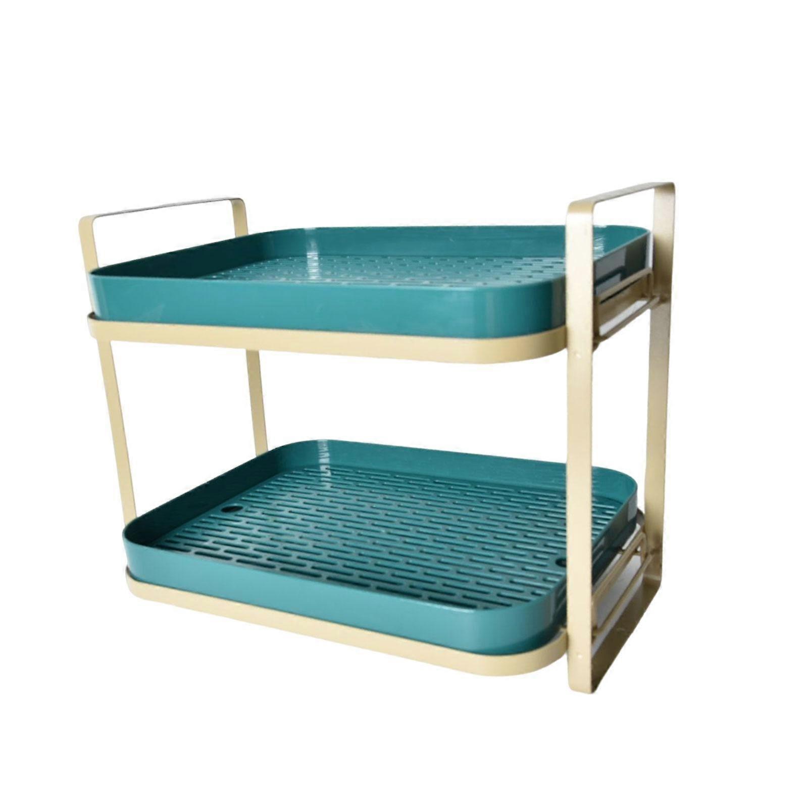 Storage Rack Cosmetic Holder Counter Standing Rack for Dorm Office Kitchen