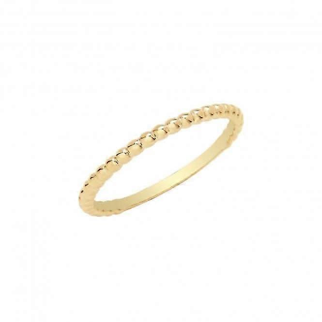 Bague pompon en or jaune 9 carats 1,6 mm RN1665
