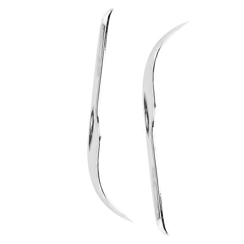 Side Rearview Mirror Trim Strip Protector Accessories,2PCS Chrome