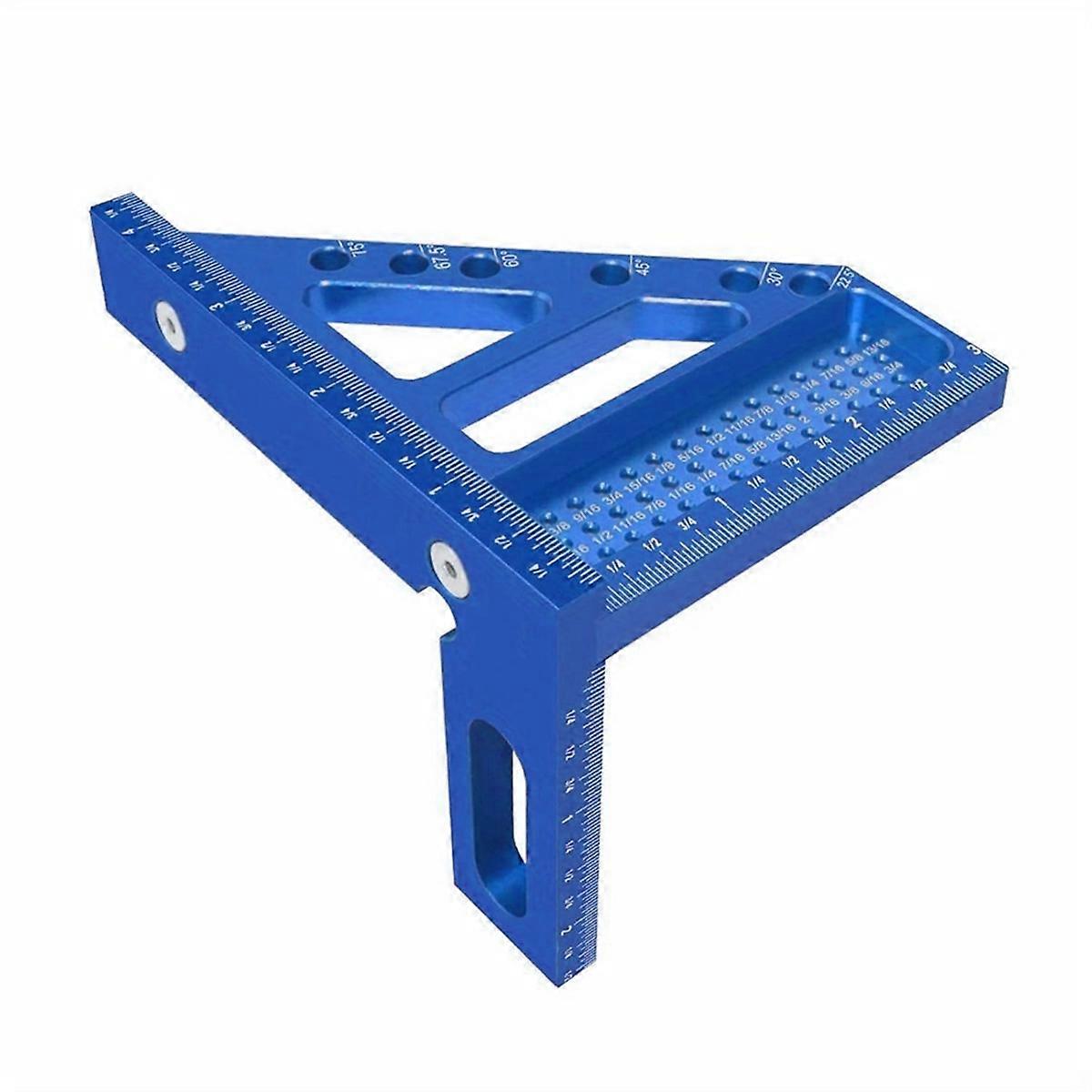 Versatile Aluminum Woodworking Square 90 Degree Protractor