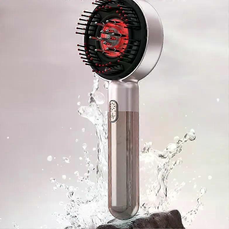 2 in 1 massaggiatore elettrico del cuoio capelluto dei capelli per la crescita dei capelli con pettine applicatore di olio per capelli