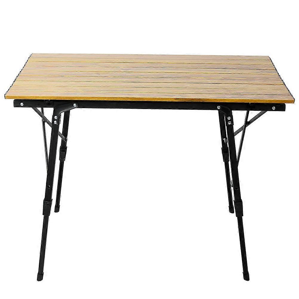 Portable Adjustable Camping Picnic Aluminum Alloy Folding Table Desk Assembly