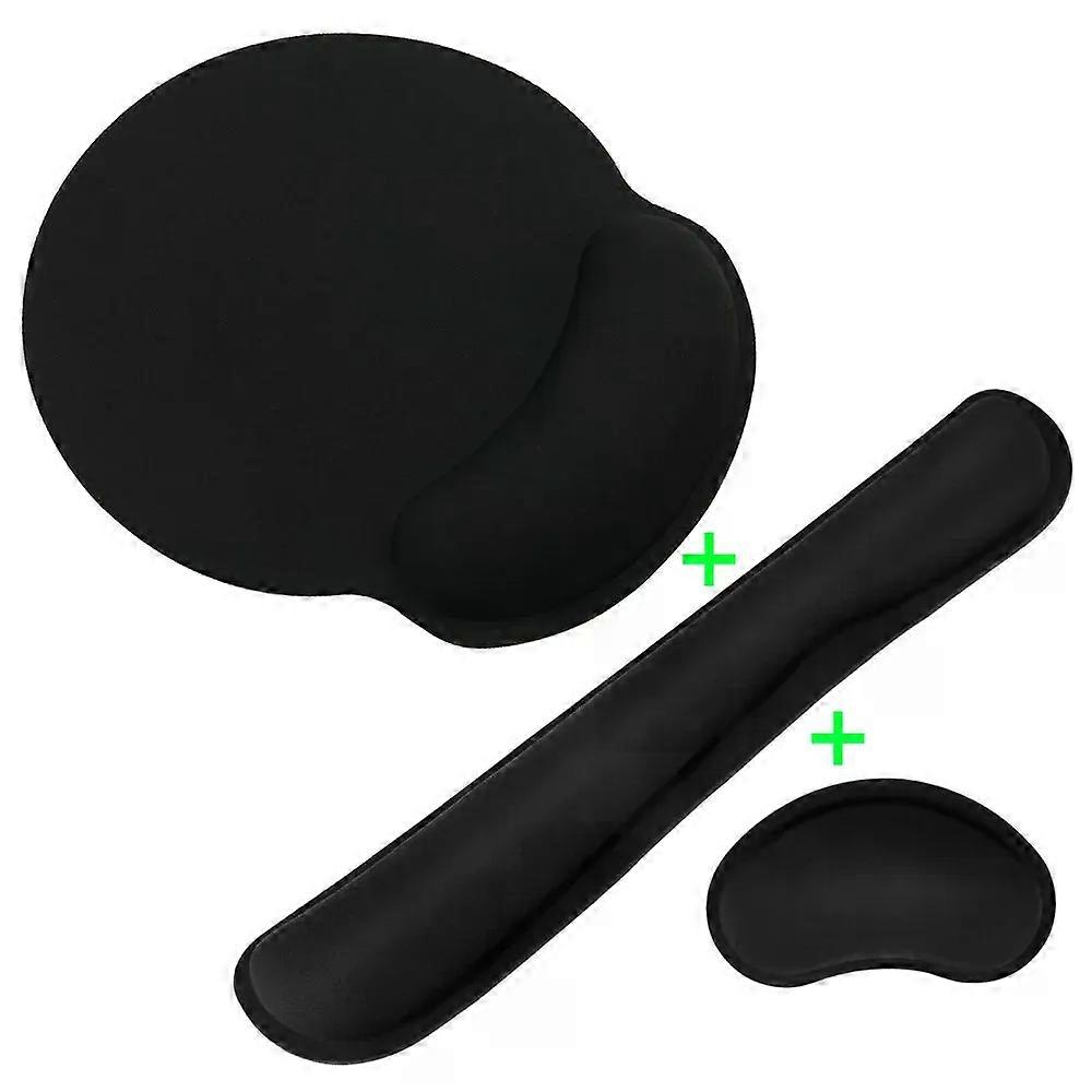 New Wrist Rest Mouse Pad with Non-Slip Base Wrist Rest Pad Ergonomic Mousepad for Typist Office Gaming PC Laptop